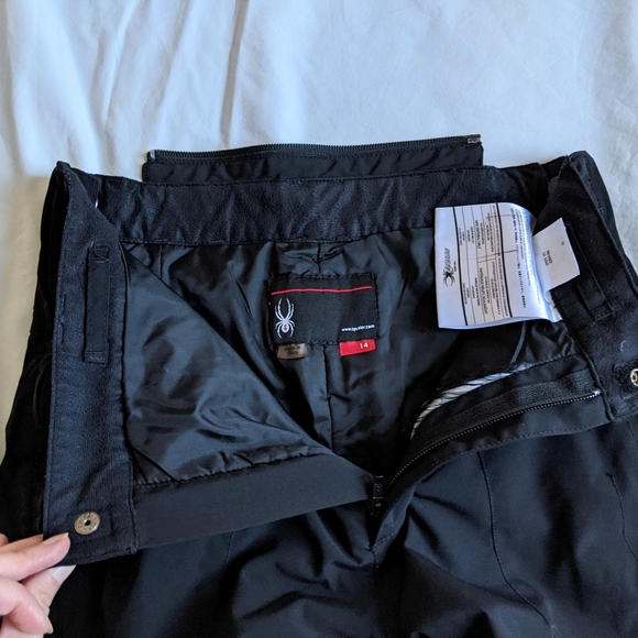 Spyder Boys Insulated Ski pants size 14 - Picture 8 of 13